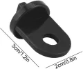 Zerodis 10 Stück Gewächshaus-Clips, zum Aufhängen von Ranken Ernten Körben Blumentöpfen, Blumengarten, Befestigungsset aus Kunststoff Schwarz - Thumbnail 3
