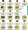 SaatPur Bio Sprossen Samen Set (12 Sorten) Weizen, Sonnenblumen, Zwiebeln, Linsen, Kresse, Alfalfa, Brokkoli, Rauke, Daikon Rettich, Mung Bohnen, Radies Red Rubin, Erbsen. - Thumbnail 1