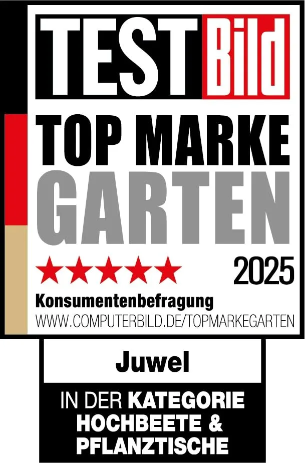 JUWEL Hochbeet Timber XXL (inkl. Thermohauben, Kräuterbeet in Holzoptik, Beetsystem mit hoher Wärmeisolierung, Maße 190x60, Hauben abnehmbar) 20823 – Bild 9