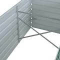 vidaXL Hochbeet Verzinkter Stahl 240x80x45 cm Grün Gartenbeet Pflanzbeet - Thumbnail 5
