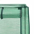 Hochbeet mit Gewächshaus Aufsatz 40x40x139 cm Rattan Optik für Tomaten Gemüse Kräuter, Frühbeet mit Stabilem Eisenrahmen und Wasserdichter Abdeckung für Garten Balkon Terrasse - Thumbnail 7