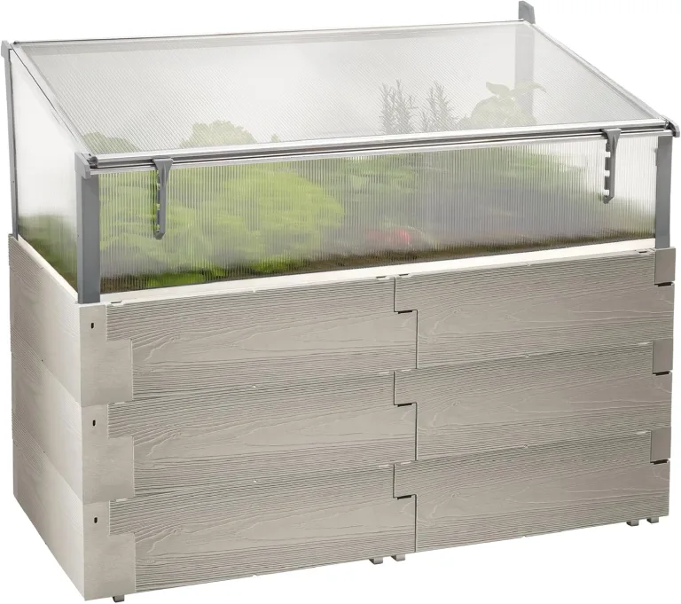 JUWEL Hochbeet Timber Erweiterungs-Set (2 Bausteine in Holzoptik, Vergrößern den Füllinhalt um 60 Liter, Beetsystem mit hoher Wärmeisolierung, Maße 60 cm, Höhe 20 cm, Gemüsebeet) 20477 – Bild 6