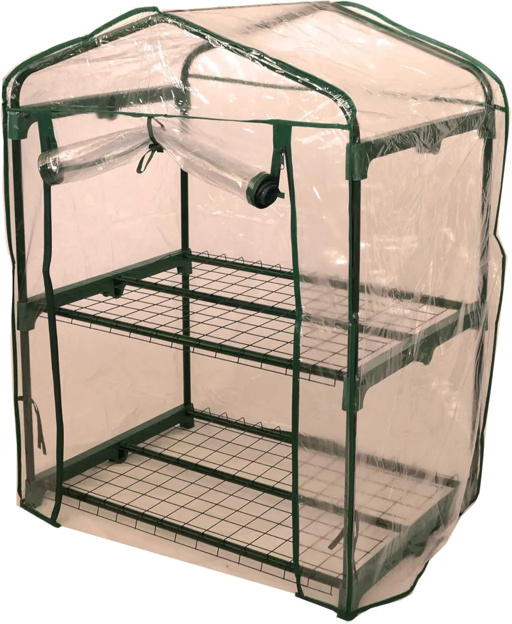 Folien-Gewächshaus 69x49x93 cm Mini-Treibhaus Frühbeet für Balkon