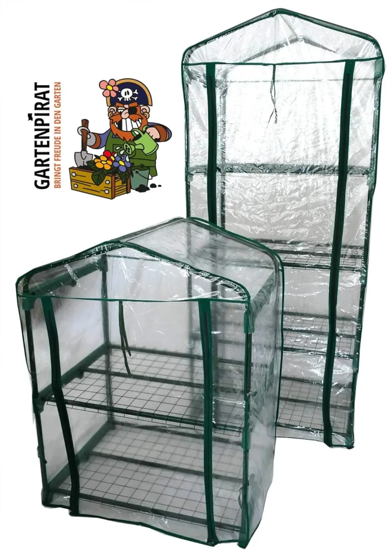Folien-Gewächshaus 69x49x93 cm Mini-Treibhaus Frühbeet für Balkon – Bild 4