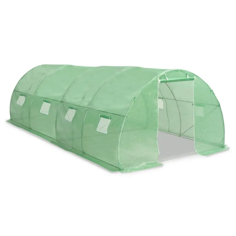 vidaXL Gewächshaus 4,5 m² 300x150x200 cm Treibhaus Tomatenhaus Pflanzenhaus – Bild 10
