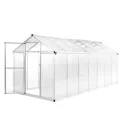 vidaXL Gewächshaus Aluminium 15,6m³ 3,8mm Treibhaus Tomatenhaus Pflanzenhaus - Thumbnail 1