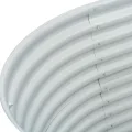 vidaXL Hochbeet Stahl Silbern 160x80x81 cm Gemüsebeet Pflanzbeet Pflanzkasten - Thumbnail 4