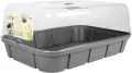 EDA – Mini-Gewächshaus 15,7 Liter – Größe L – 56 x 38 x 24 cm – Anthrazit - Thumbnail 1