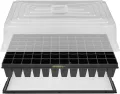 GREEN24 Hydroponik 1284 XXL Profi Zimmergewächshaus hoch mit 84 Töpfen, automatischer Bewässerung für die Anzucht mit Kapillarsystem als Treibhaus Gewächshaus (84XXL) - Thumbnail 2