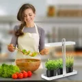 Design Kräutergarten mit höhenverstellbarem Pflanzenlicht 20W als Anzuchtschale oder Kräuterbeet - Thumbnail 3