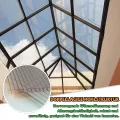 Froadp 14 Stück UV-beständigem Polycarbonat Hohlkammerstegplatten 700g/㎡ Doppelstegplatte Gewellte Gewächshausplatte für Garten Treibhaus(605x1210x4mm, Transparent) - Thumbnail 6
