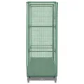 Hochbeet mit Gewächshaus Frühbeet Aufsatz Rattan Optik 80x40x123 cm, Tomatenhaus mit Stabilem Eisenrahmen, Wasserdicht für Garten Balkon Terrasse, Ideal für Gemüse Kräuter Blumen - Thumbnail 5
