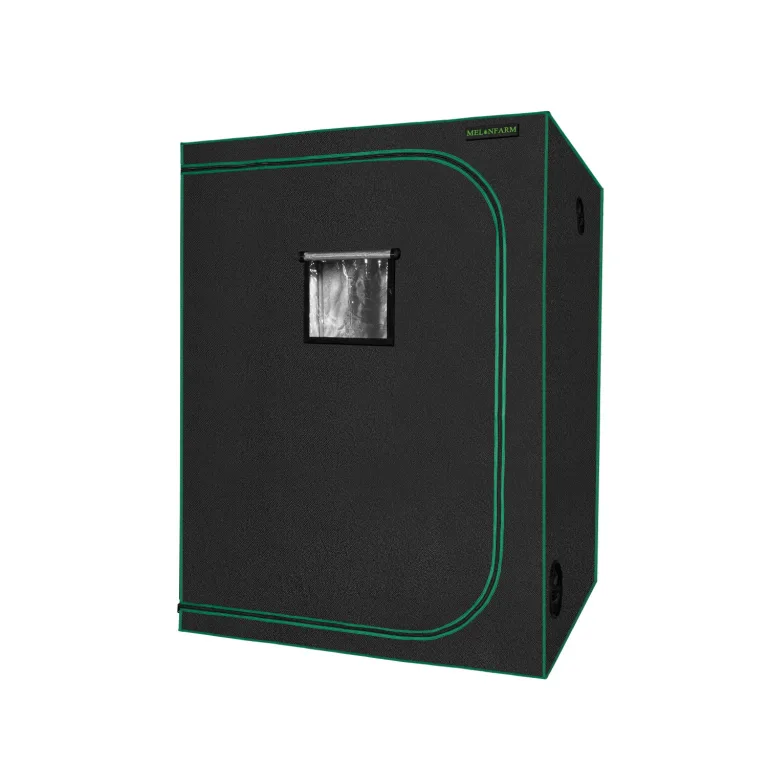 Grow-Zelt, hochreflektierendes 600D-Diamant-Mylar-Gewebe mit Beobachtungsfenster und Bodenschale für hydroponischen Indoor-Pflanzenanbau, 152,4 x 152,4 x 203,2 cm – Bild 1