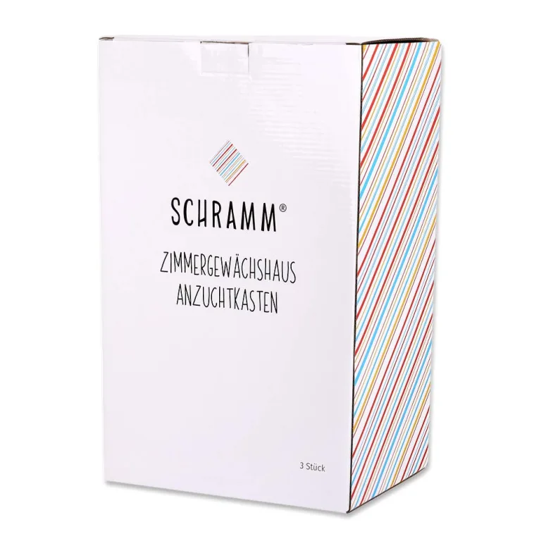 Schramm® Zimmergewächshaus Anzuchtkasten 1, 2 oder 3 Stück 38 x24 x18 cm Mini Gewächshaus Anzuchtset Anzucht Set Treibhaus Anzuchtschale mit Deckel und Belüftung, Größe:3 Stück – Bild 7