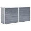 vidaXL Hochbeet Blumenkasten Pflanzkasten Pflanzkübel Blumenkübel Pflanztopf Blumentopf Gemüsebeet Pflanzbeet Braun 100x40x45cm Verzinkter Stahl - Thumbnail 9