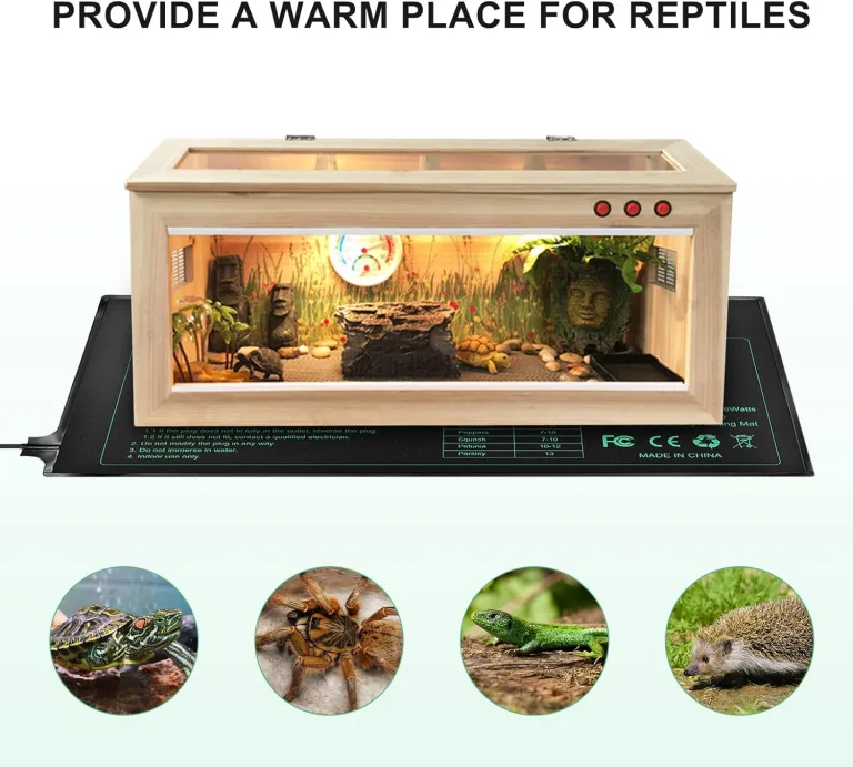 RIOGOO Heizmatte Wärmematte für Sämling Germination und Haustier,Wasserkultur-Samen-Reptil-Betriebsheizungs-Auflage mit Abschaltschutz sicher und haltbar 24 * 52cm CER bestätigt(2 Stück) – Bild 5