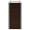 vidaXL Hochbeet Blumenkasten Pflanzkasten Pflanzkübel Blumenkübel Pflanztopf Blumentopf Gemüsebeet Pflanzbeet Braun 100x40x77cm Verzinkter Stahl - Thumbnail 7