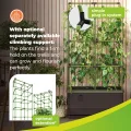 Bio Green Pflanzkübel CITYJUNGLE | Hochbeet für Balkon und Terrasse | Wasserspeicher und Rankhilfe integriert | Blumenkasten für Gemüse und Kräuter | 62 x 33 x 128 cm - Thumbnail 4