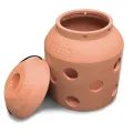 BioGreen Terracotta-Frostwächter Firefly | für kleine Gewächshäuser und Frühbeete | glasierte Ölschale im Deckel | Pilzform | ideal auch als Deko - Thumbnail 8