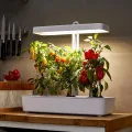 Northpoint Hydroponisches LED Anzuchtsystem Pflanzenlampe Pflanzenleuchte Kräutergarten Innengarten Gewächslampe 22W 1350 Lumen 10 Setzlinge Höhenverstellbar Timer - Thumbnail 5