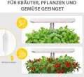 Northpoint Hydroponisches LED Anzuchtsystem Pflanzenlampe Pflanzenleuchte Kräutergarten Innengarten Gewächslampe 22W 1350 Lumen 10 Setzlinge Höhenverstellbar Timer - Thumbnail 3