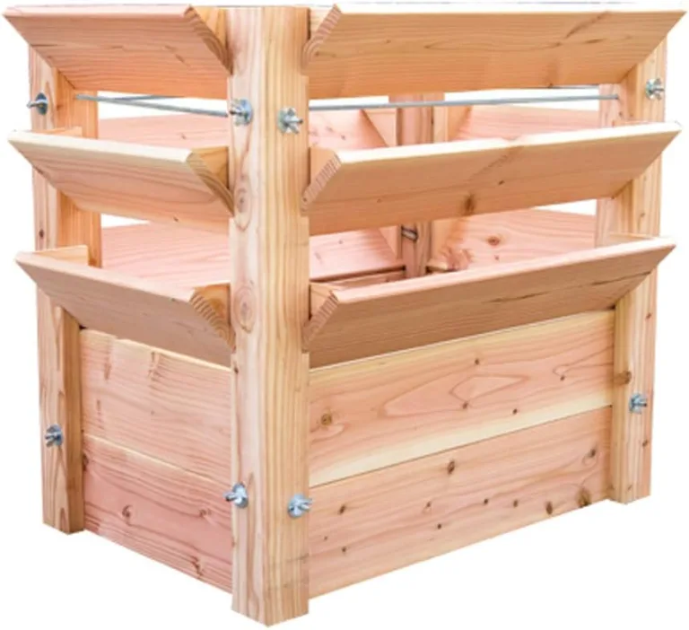 WESTMANN Premium Hochbeet aus Lärchenholz | Natur | 66x91x73 cm | Kräuterbeet für den Außenbereich | Holzhochbeet zum Bepflanzen von Gemüse & Kräutern – Bild 1