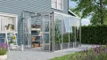 Vitavia Aluminium-Gewächshaus Athena 7000 ESG/HKP mit Dachfenster, Grau - Thumbnail 3