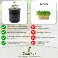SaatPur® Keimsprossenbox Set 4 mit Vier Etagen als Sprossen Keimgerät: Sprossen Anzucht sowie Microgreens Anzuchtschalen. Keimbox, Keimschale, Keimschachtel, Sprossenbox, Sprossenhaus, Keimgerät - Thumbnail 5