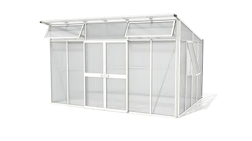 Vitavia Gewächshaus Aphrodite 11500, HKP 10mm, weiß – Bild 4