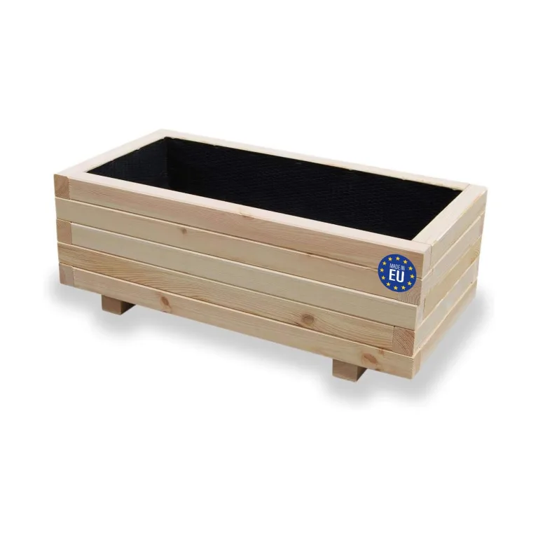 Hochbeet 60 x 40 x 30H cm mit 1x Wasserablauf Blumenkasten aus Holz Pflanzkübel Garten Balkon Terrasse Pflanzkasten AB60KAN4030 – Bild 9