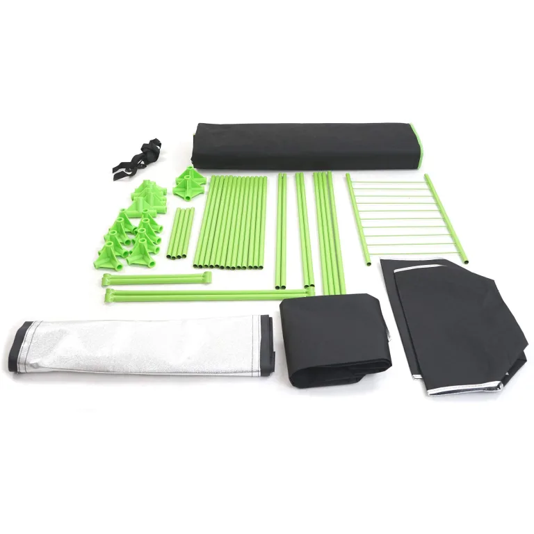 Zelsius Growzelt MyHomeGrow 2-in-1 Grow Tent | Indoor Growroom | schwarz grün | Growschrank Darkroom Pflanzenzelt Gewächshaus Zuchtzelt (90 x 60 x 135 cm) – Bild 3