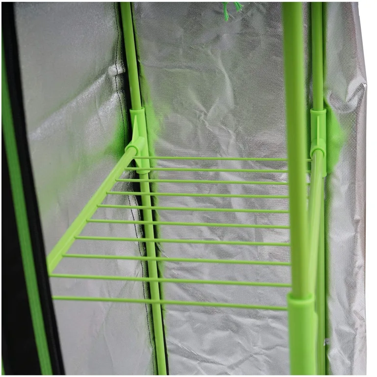 Zelsius Growzelt MyHomeGrow 2-in-1 Grow Tent | Indoor Growroom | schwarz grün | Growschrank Darkroom Pflanzenzelt Gewächshaus Zuchtzelt (90 x 60 x 135 cm) – Bild 6