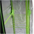 Zelsius Growzelt MyHomeGrow 2-in-1 Grow Tent | Indoor Growroom | schwarz grün | Growschrank Darkroom Pflanzenzelt Gewächshaus Zuchtzelt (90 x 60 x 135 cm) - Thumbnail 6