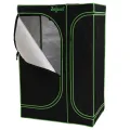 Zelsius Growzelt MyHomeGrow 2-in-1 Grow Tent | Indoor Growroom | schwarz grün | Growschrank Darkroom Pflanzenzelt Gewächshaus Zuchtzelt (90 x 60 x 135 cm) - Thumbnail 1