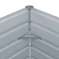 vidaXL Hochbeet Pflanzenbeet Gemüsebeet Pflanzkasten Frühbeet Gartenbeet Pflanzkübel Blumenkasten Blumenbeet 160x80x45cm Verzinkter Stahl Anthrazit - Thumbnail 5