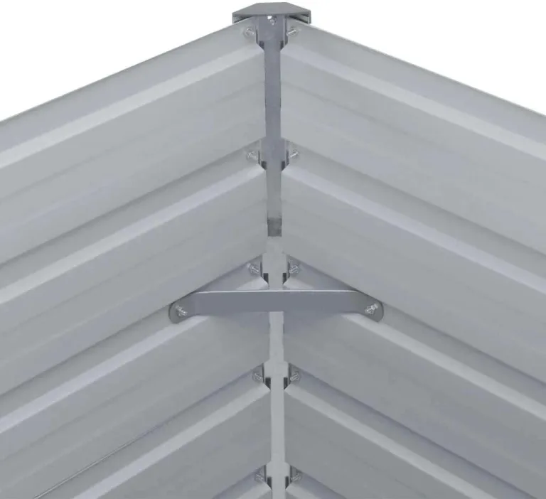 vidaXL Hochbeet 160 x 80 x 77 cm Verzinkter Stahl Grün – Bild 6