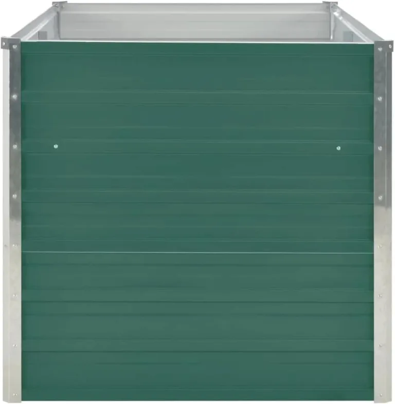 vidaXL Hochbeet 160 x 80 x 77 cm Verzinkter Stahl Grün – Bild 7