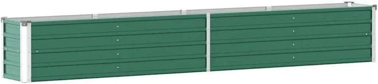 vidaXL Hochbeet 160 x 80 x 77 cm Verzinkter Stahl Grün – Bild 9
