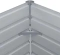 vidaXL Hochbeet 160 x 80 x 77 cm Verzinkter Stahl Grün - Thumbnail 6