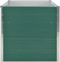vidaXL Hochbeet 160 x 80 x 77 cm Verzinkter Stahl Grün - Thumbnail 7