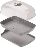 Prosperplast Respana Table Greenhouse Zimmergewächshaus Anzuchtschale Tisch-Frühbeet (Anthrazit) - Thumbnail 5