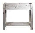 mgc24 Hochbeet Kiefernholz Grau, 80 x 37,6 x 78cm ohne Ablageboden | Stehender Pflanzkasten aus Holz, Für Garten/Terrasse/Balkon, vielseitig nutzbar, robust & stabil, einfache Montage - Thumbnail 9