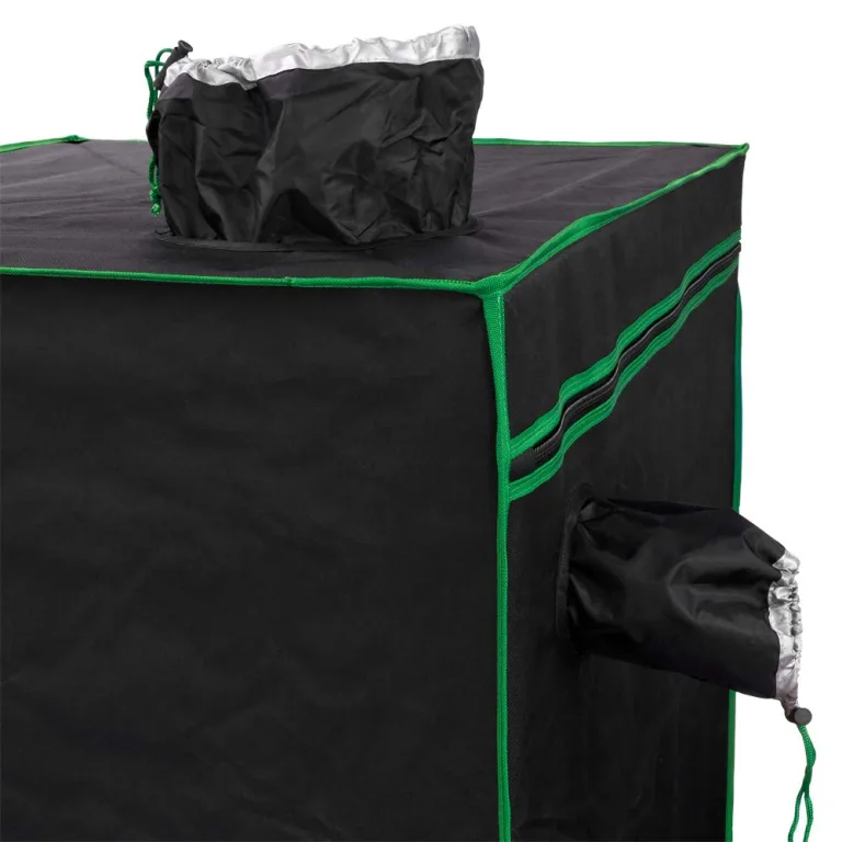 Grow Zelt für Pflanzen Zuchtzelt Gewächshaus Box Garten Anzucht Gemüse Kräuter Grow Schrank Indoor 120 x 60 x 180 cm Blumen klein Tomaten Hydro Green Kingpower – Bild 6