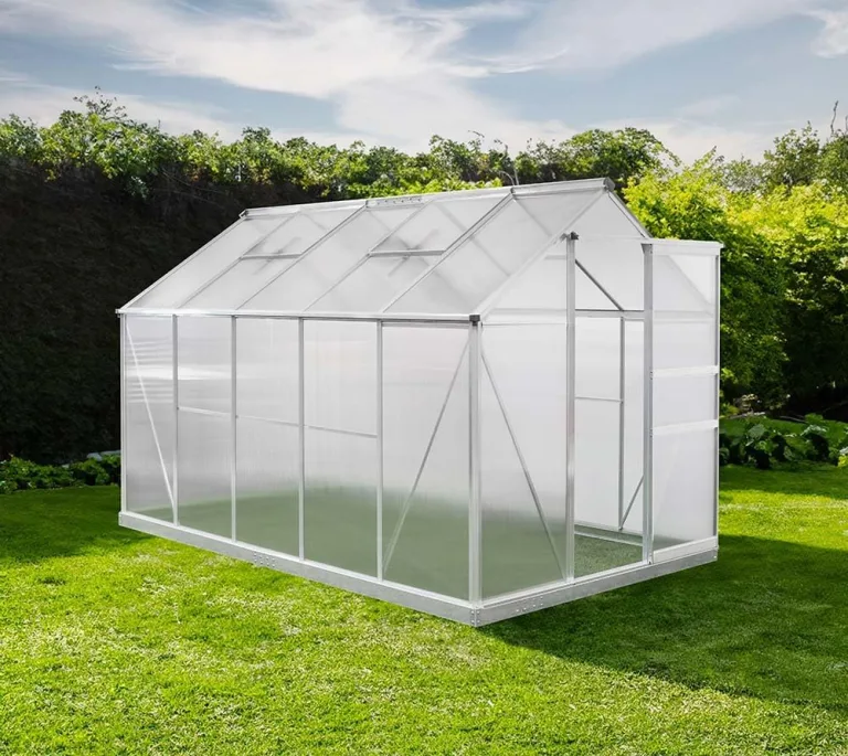 Westmann Aluminium Gewächshaus Flora 610 | Silber | 312x192x201 cm – Bild 4