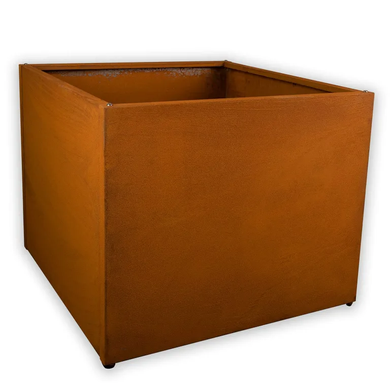 Köhko® Designer Pflanzrahmen (Ohne Boden) aus Cortenstahl als Bausatz QUADER 80x80x50 cm…… – Bild 3