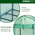 STREND PRO Gewächshaus klein 200 x 69 x 49 cm für optimales Pflanzenwachstum, Mini-Gewächshaus mit 5 Ebenen, inkl. Gewächshausfolie, grünes Gewächshaus, Balkonfolie, Gewächshaus, winterfest - Thumbnail 7