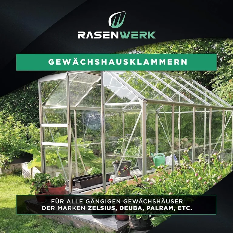 Gewächshausklammern aus 304 Edelstahl (rostfrei) - 100 Stück - Gewächshausklemmen mit hoher Spannkraft - Montageklammern für Glashaus – Gewächshaus Zubehör - 95 x 40 mm - 1,6 mm Dicke – Bild 6