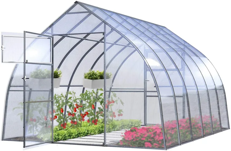 Gewächshaus Groß Drop 3x10m StahlRahmen Garten Treibhaus Pflanzenhaus 30M² mit 4mm Polycarbonat - Modelle und Größen Verschiedene – Bild 1