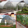 Gewächshaus Groß Drop 3x10m StahlRahmen Garten Treibhaus Pflanzenhaus 30M² mit 4mm Polycarbonat - Modelle und Größen Verschiedene - Thumbnail 6