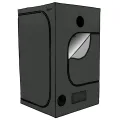 Zelsius Growzelt MyHomeGrow Grow Tent | Indoor Growroom | Growschrank Darkroom Pflanzenzelt Gewächshaus Zuchtzelt (140 x 140 x 200 cm, Grau) - Thumbnail 1